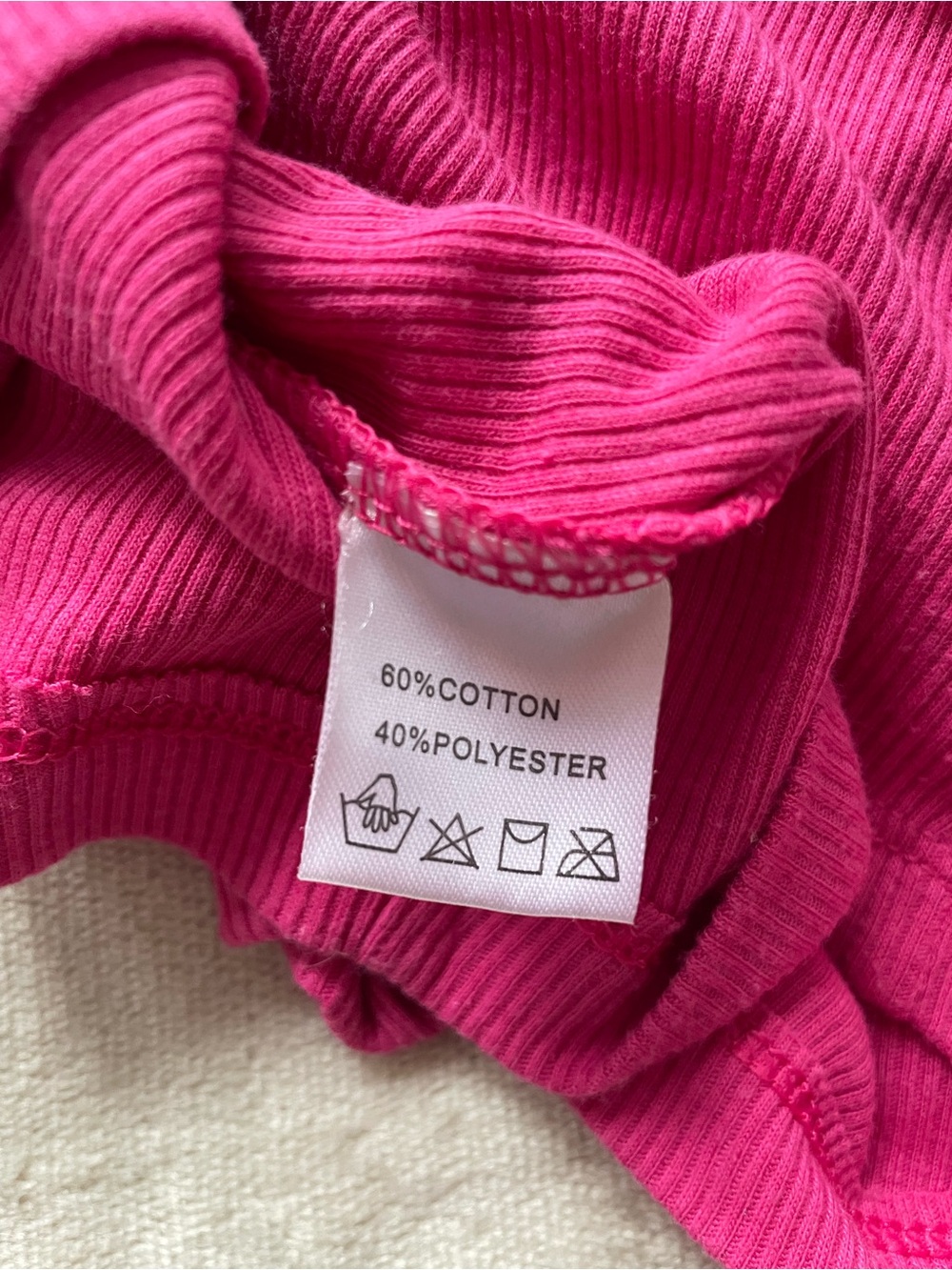 Hot Pink Rhinestone Tank Top - Picture 7 of 7